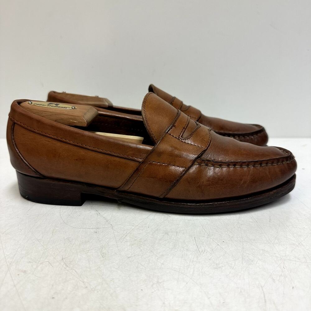 FULLY RESOLED Rancourt & Co. x Cole Haan Penny Loafer Handsewn Made in USA 8 C